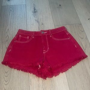 Red PacSun Festival Shorts